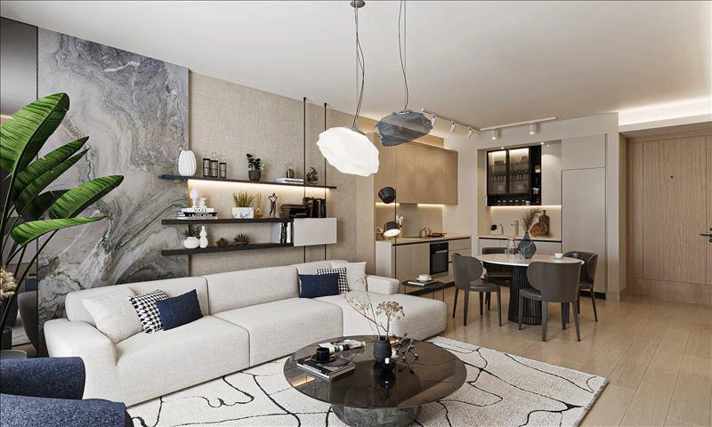 Квартиры в новом жилом комплексе в Стамбуле, Турция