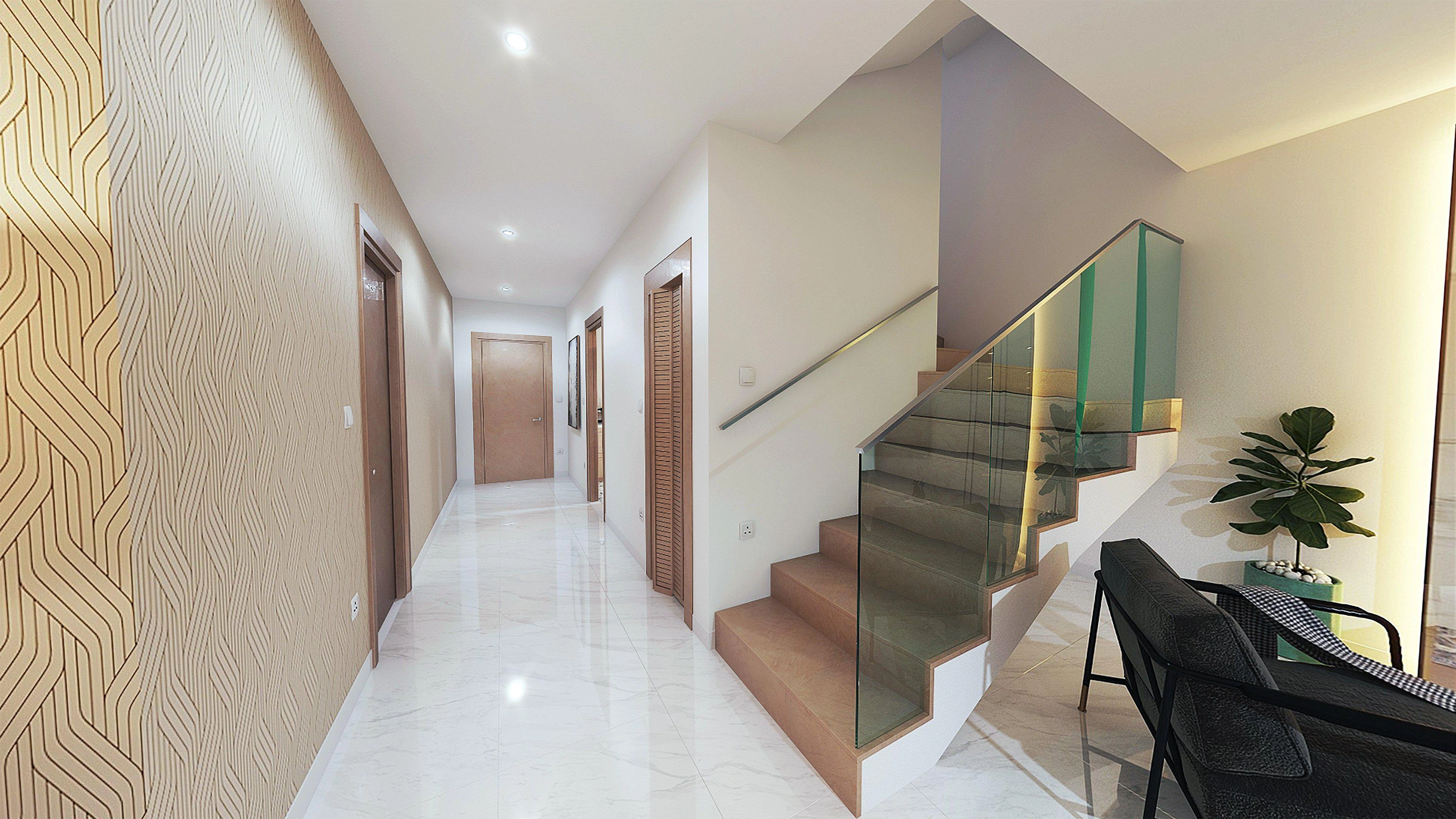 Таунхаусы в современном жилом комплексе в Бахчешехире, Стамбул, Турция