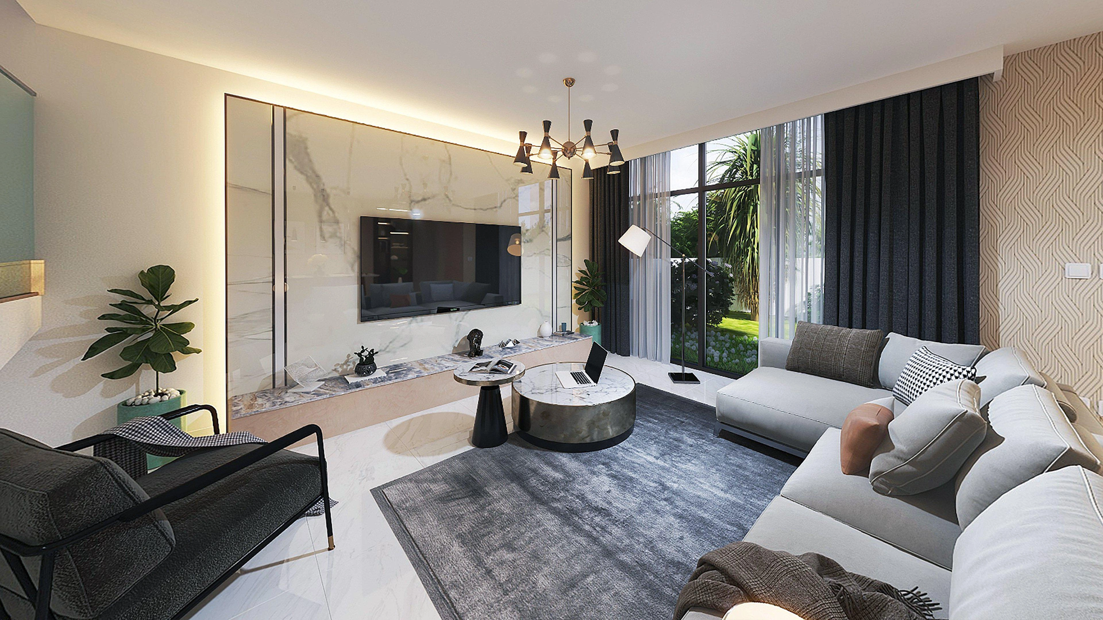 Таунхаусы в современном жилом комплексе в Бахчешехире, Стамбул, Турция