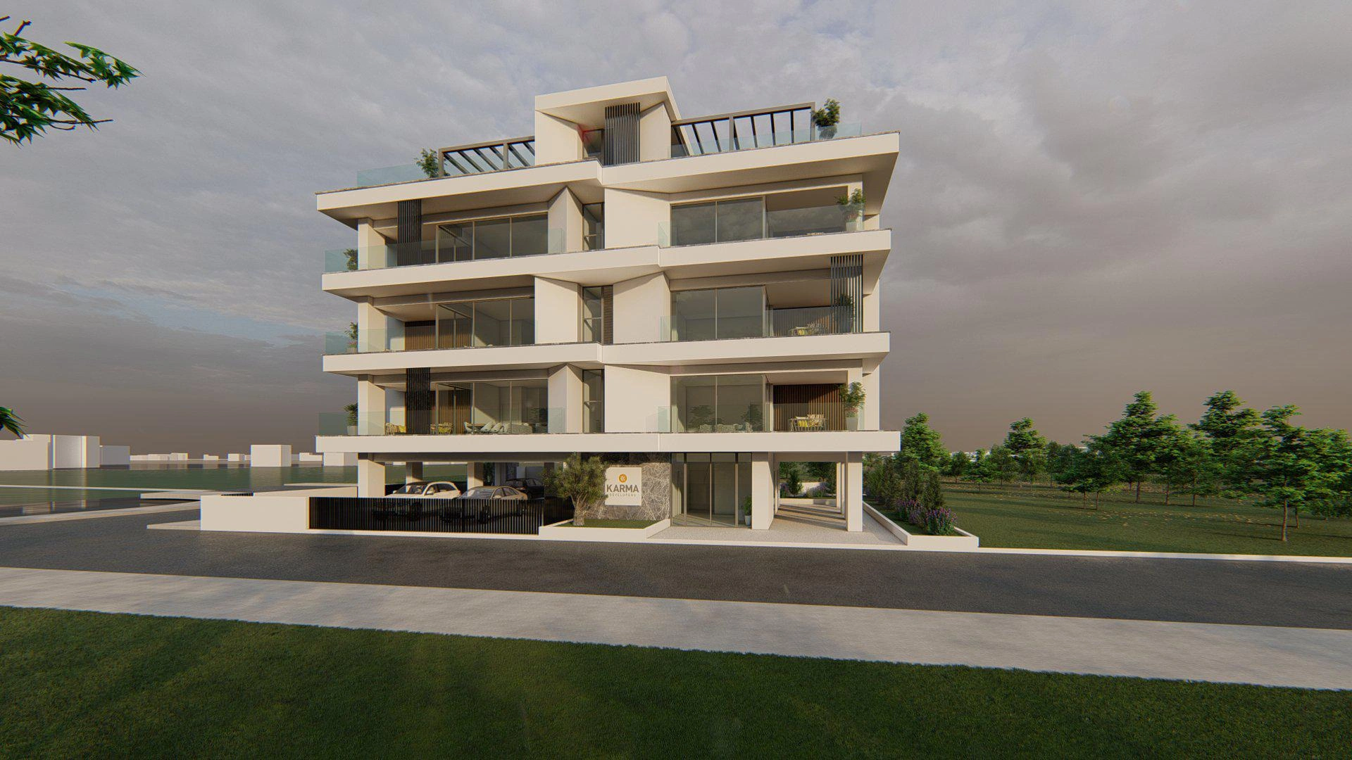 Малоэтажные апартаменты с парковкой в Фамагусте, Кипр