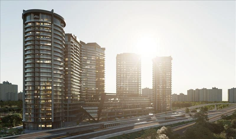 Квартиры в современном жилом комплексе в Стамбуле, Турция