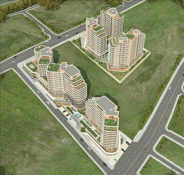 Апартаменты в современном жилом комплексе в Стамбуле, Турция