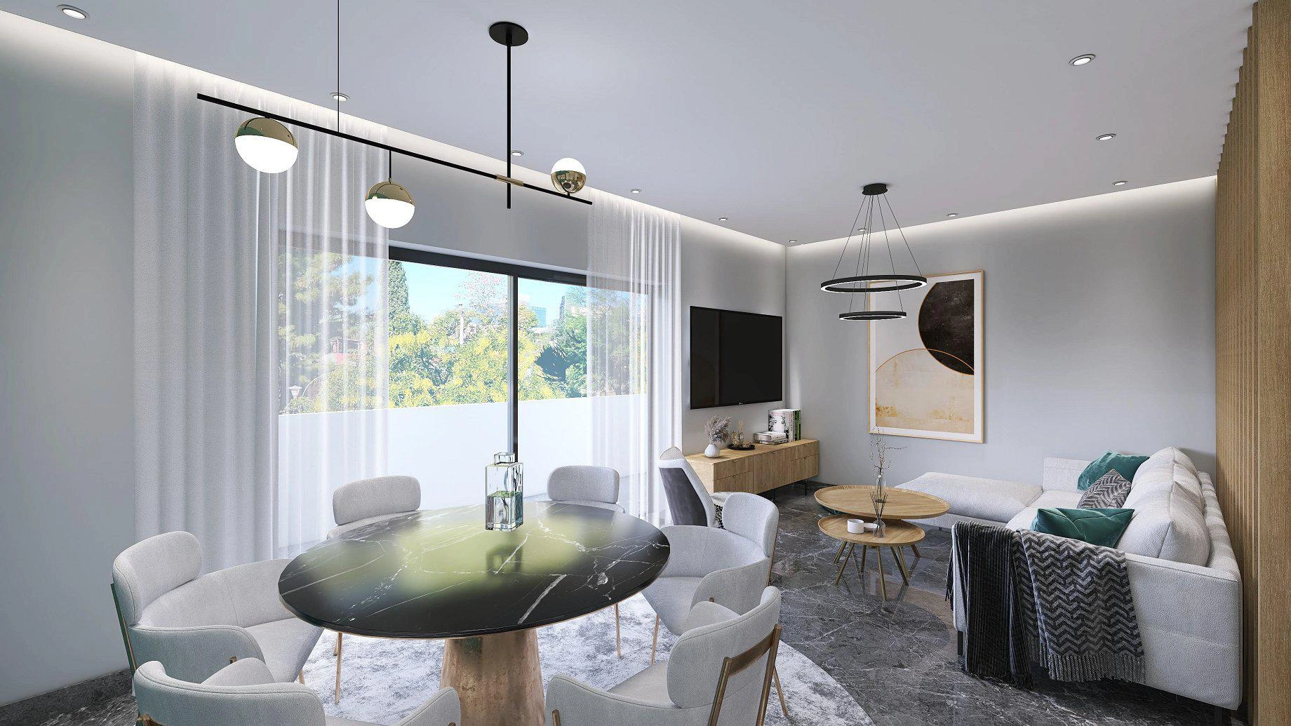 Апартаменты в жилом комплексе в Аттике, Греция