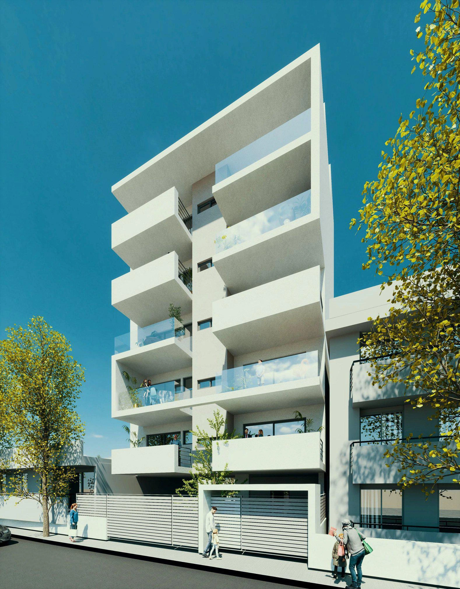 Квартиры в современном жилом комплексе в Аттике, Греция