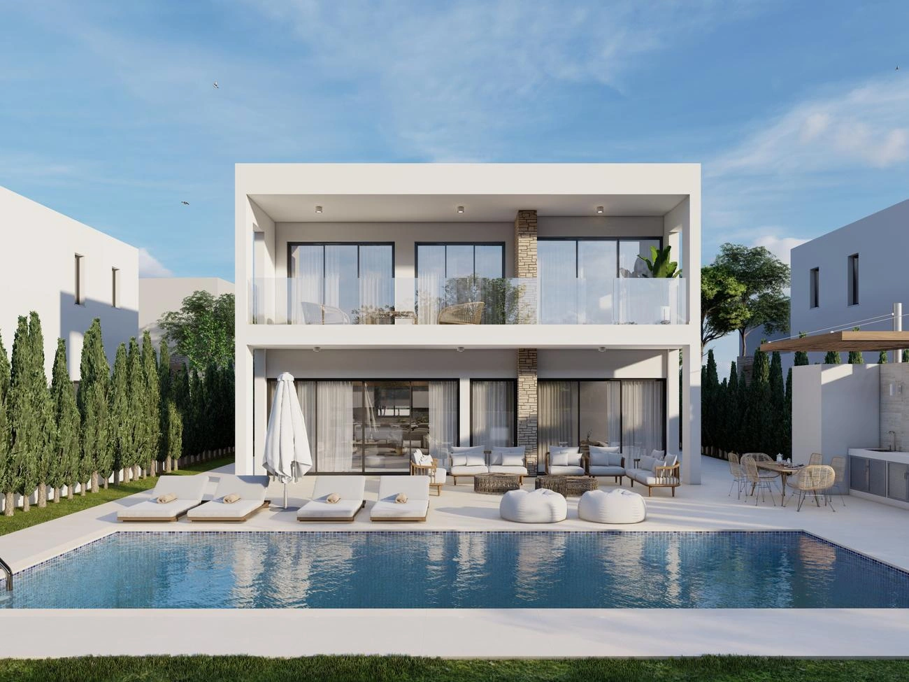 Прибрежные виллы в Пафосе, Кипр