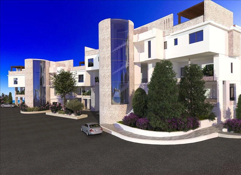 Апартаменты на первой линии в Пафосе, Кипр