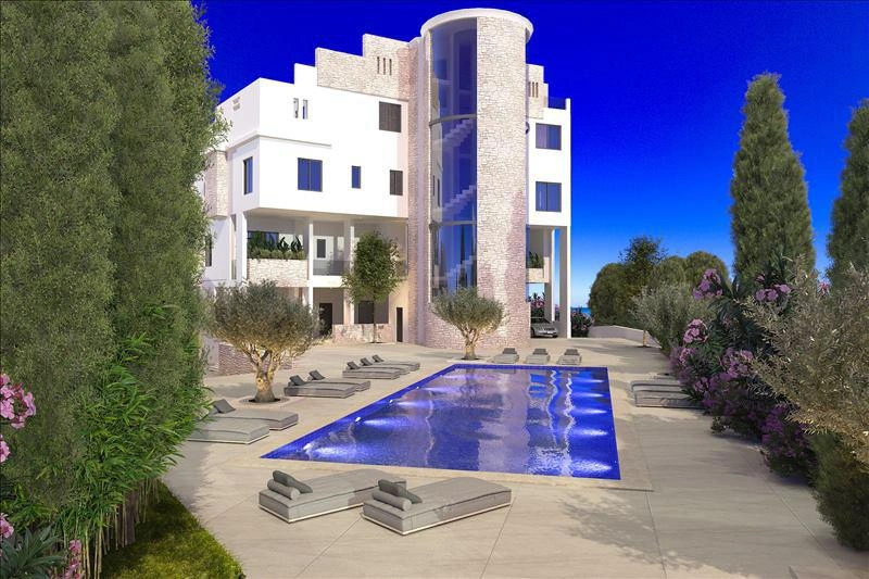 Апартаменты на первой линии в Пафосе, Кипр