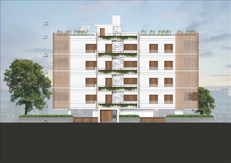 Квартиры в современном жилом комплексе в Мелиссии, Греция