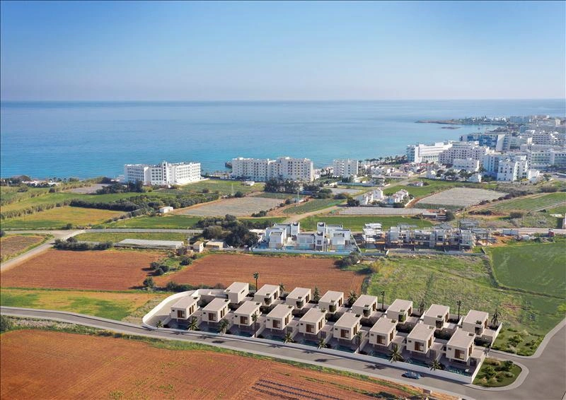 Виллы в новом проекте застройки в Фамагусте, Кипр