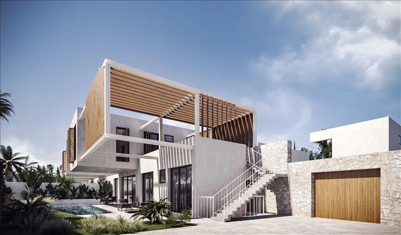 Виллы в новом проекте застройки в Фамагусте, Кипр