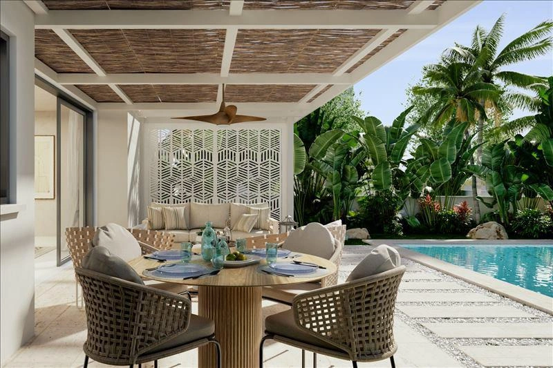 Виллы в современном жилом комплексе в Фамагусте на Кипре