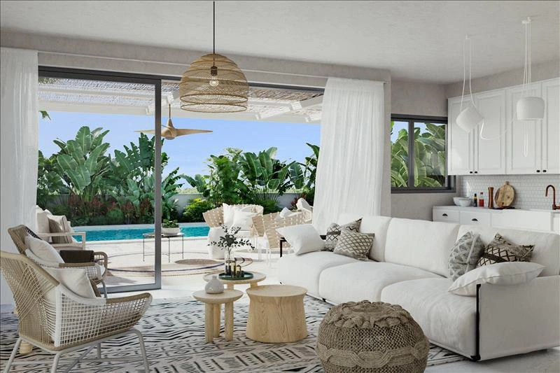 Виллы в современном жилом комплексе в Фамагусте на Кипре