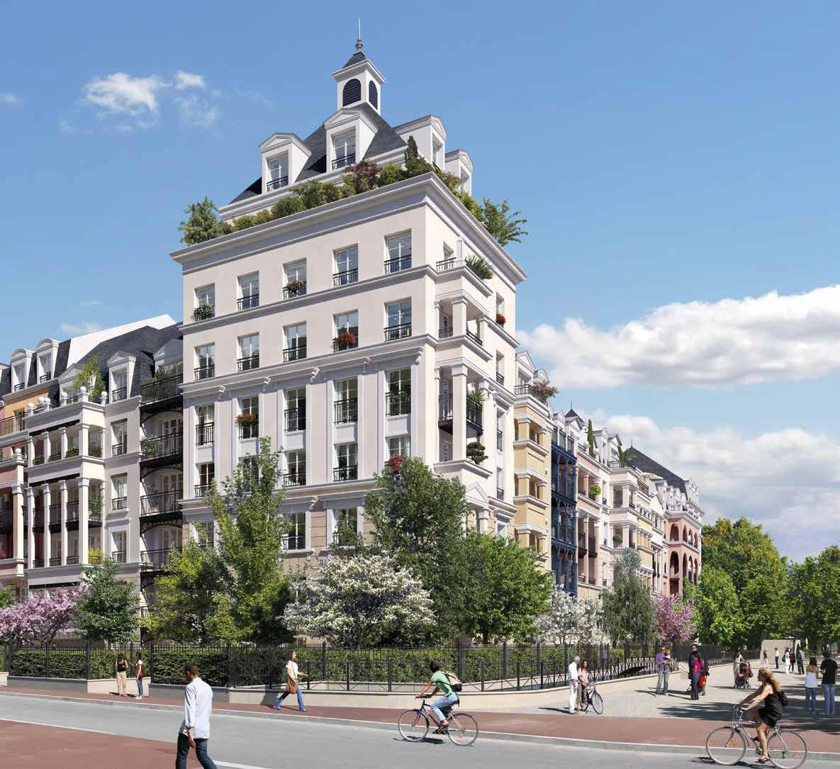 Квартиры в современном жилом комплексе в Иль-де-Франс, Франция