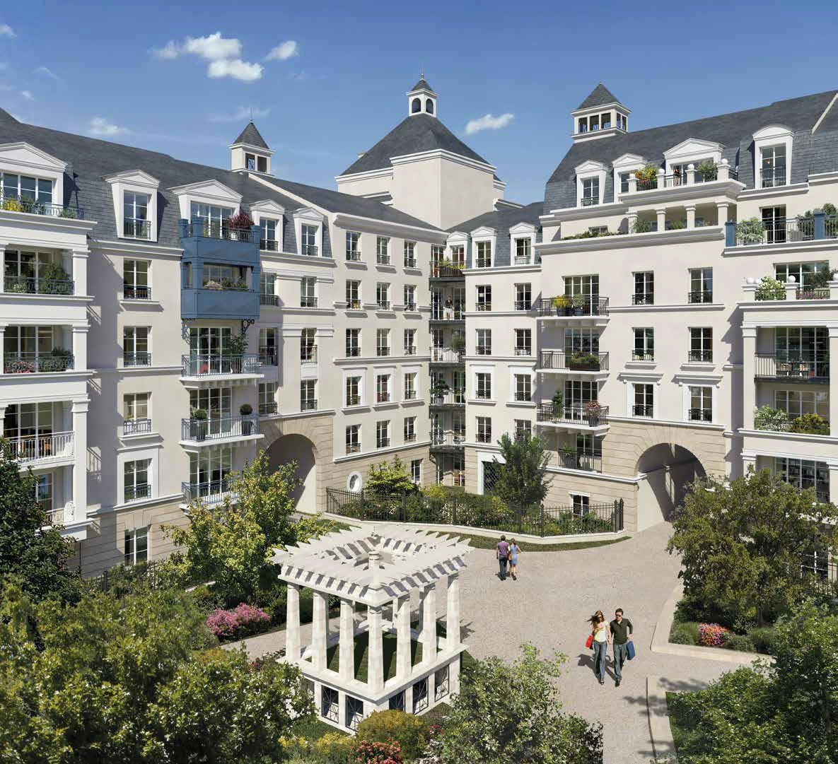 Квартиры в современном жилом комплексе в Иль-де-Франс, Франция