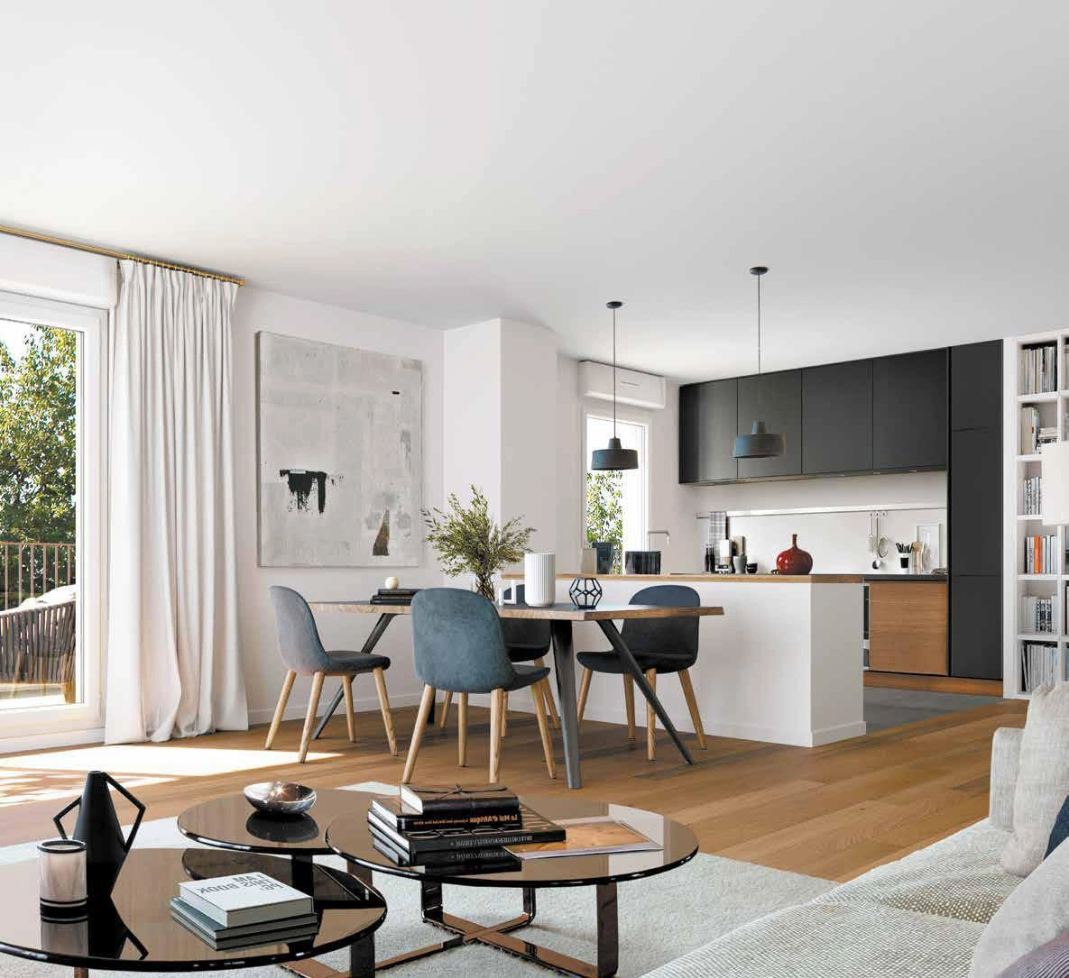 Квартиры в современном жилом комплексе в Иль-де-Франс, Франция