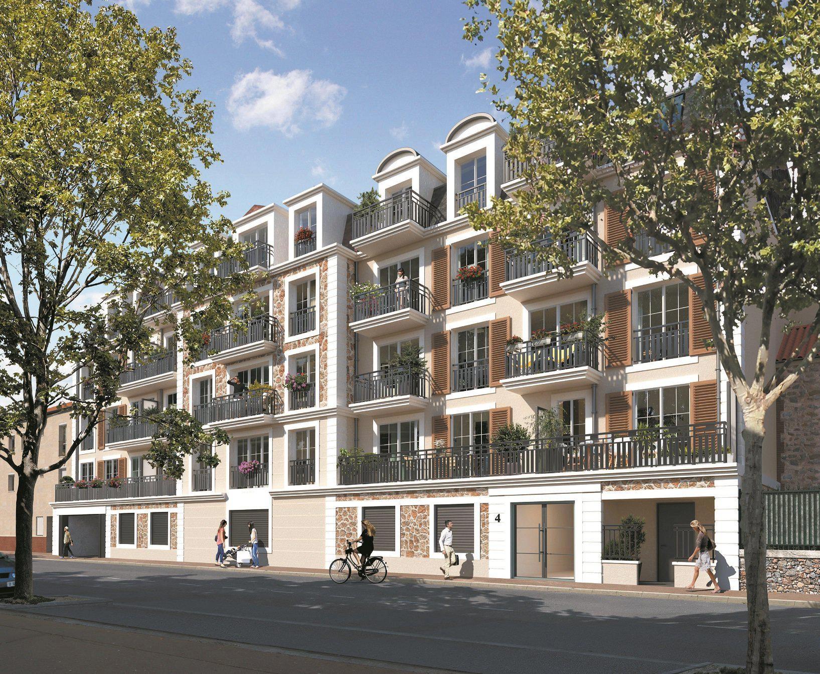 Квартиры в жилом комплексе в Иль-де-Франс, Франция