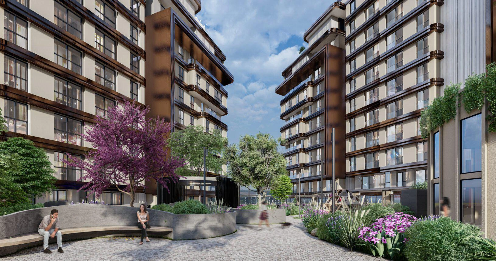 Апартаменты в жилом комплексе в Kığıthane, Стамбул, Турция