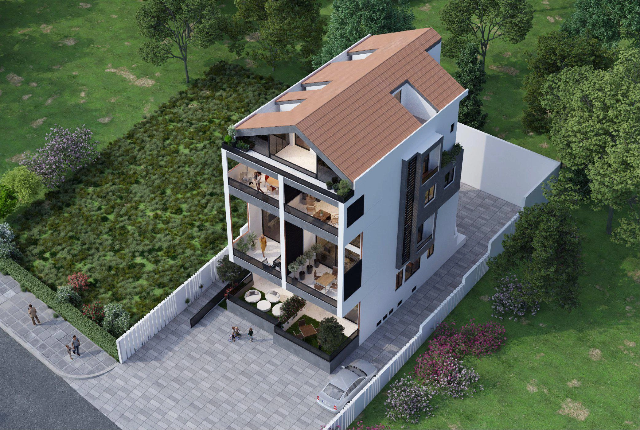 Апартаменты в современном жилом комплексе в Аттике, Греция