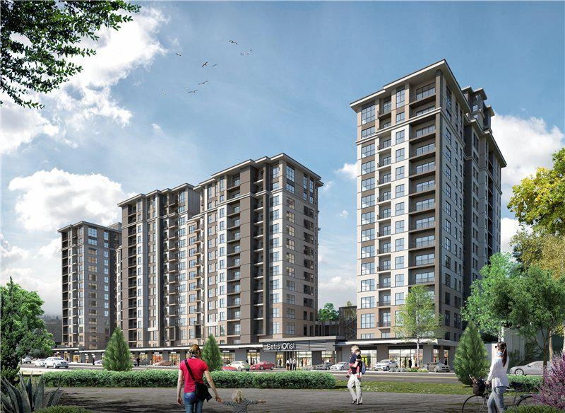 Квартиры в современном жилом комплексе в Стамбуле, Турция