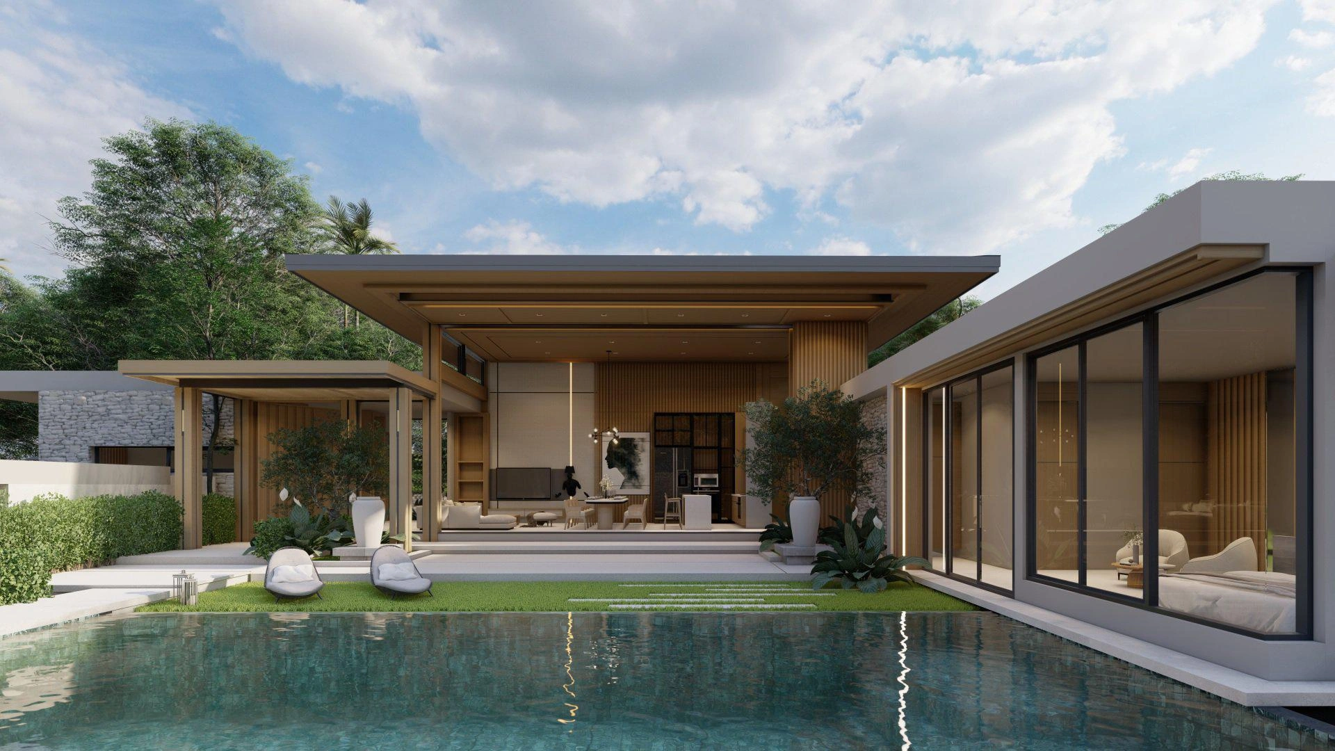 Виллы в современном жилом комплексе на Пхукете (Таиланд)