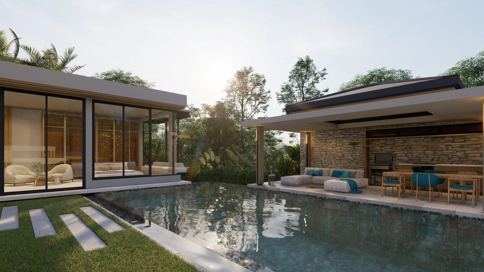 Виллы в современном жилом комплексе на Пхукете (Таиланд)