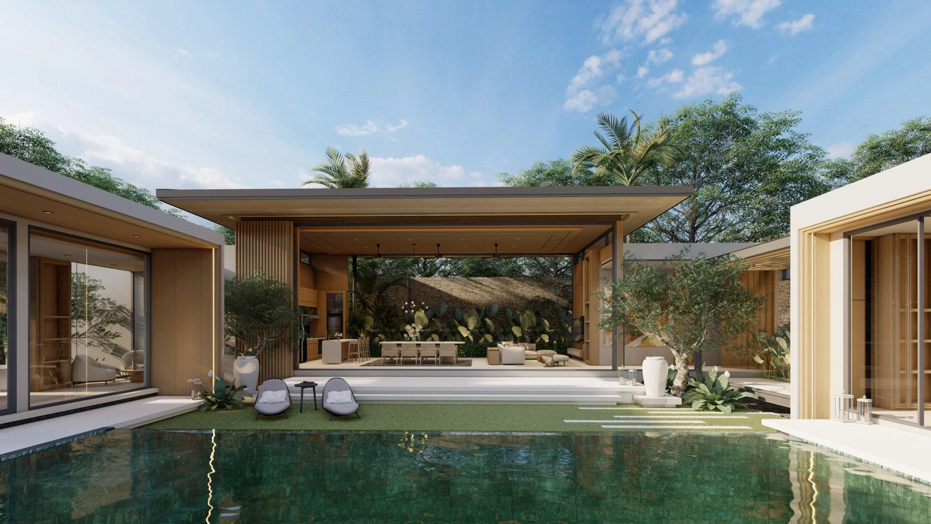 Виллы в современном жилом комплексе на Пхукете (Таиланд)