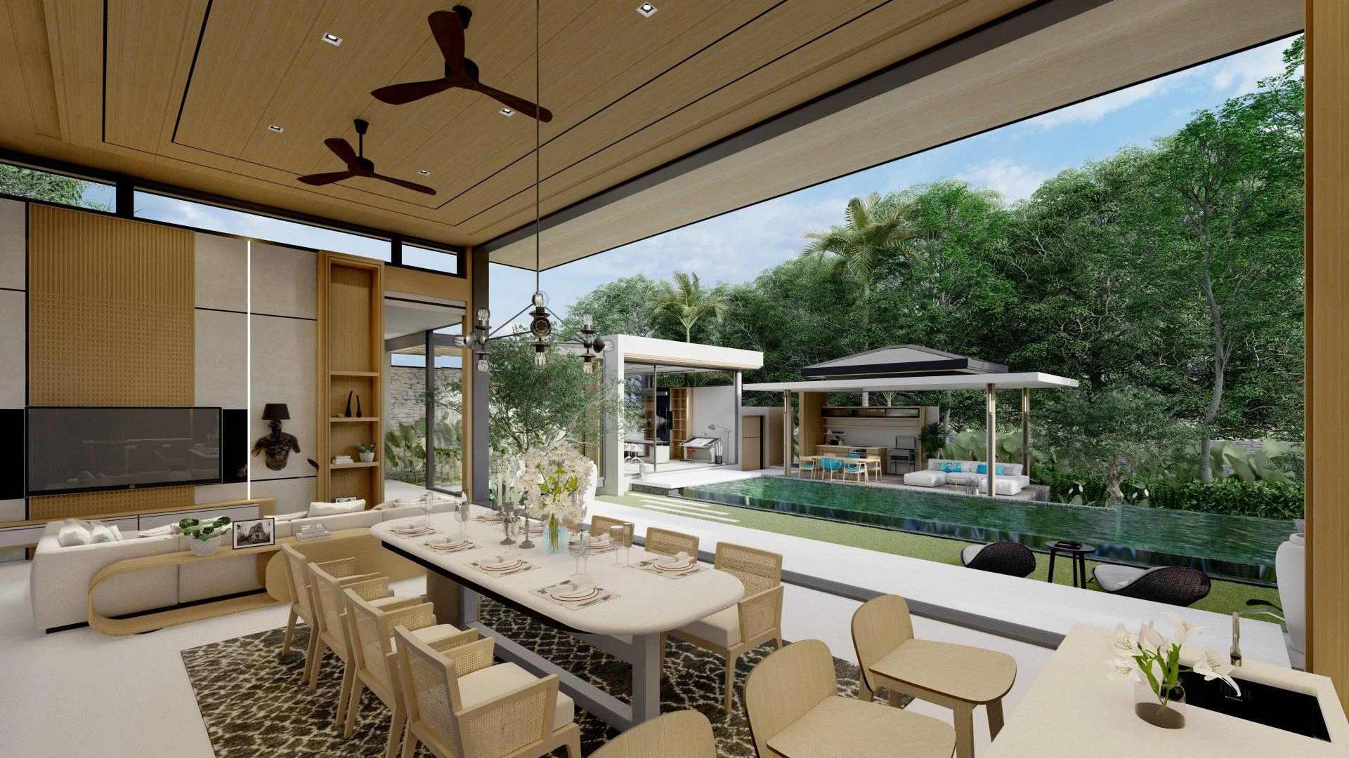 Виллы в современном жилом комплексе на Пхукете (Таиланд)