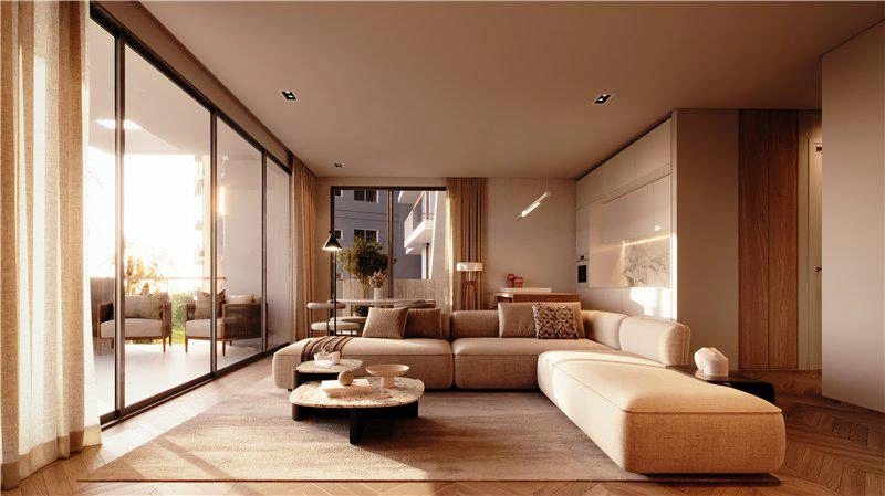 Апартаменты с садом и бассейном в Ларнаке, Кипр