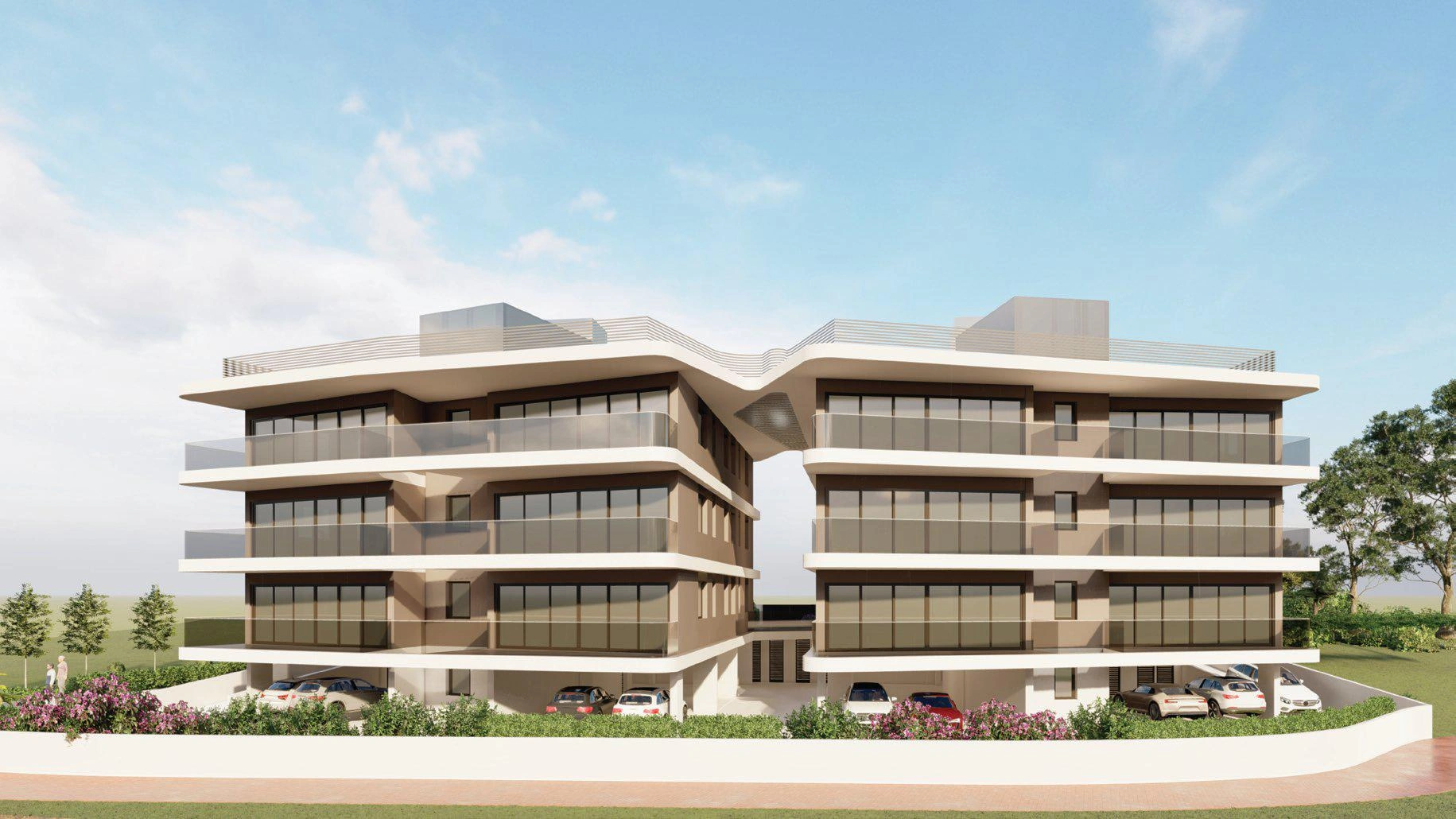 Квартиры в современном жилом комплексе в Никосии, Кипр