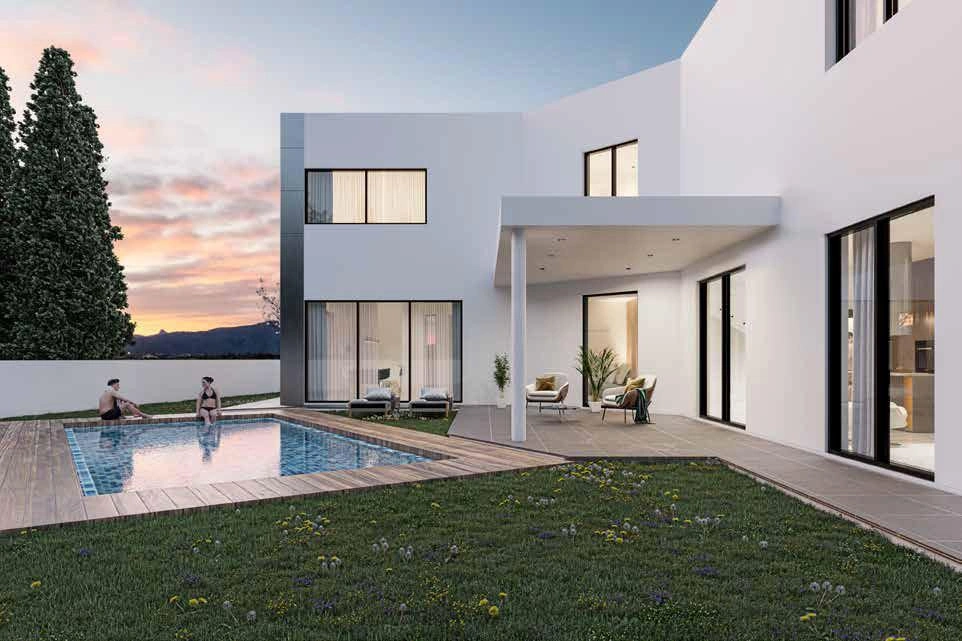 Виллы в жилом проекте в Никосии, Кипр