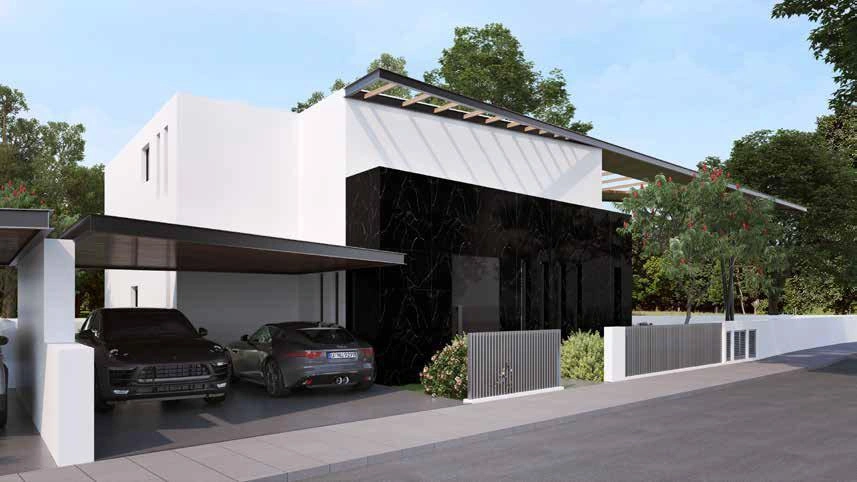 Виллы в новом жилом комплексе на окраине Никосии, Кипр