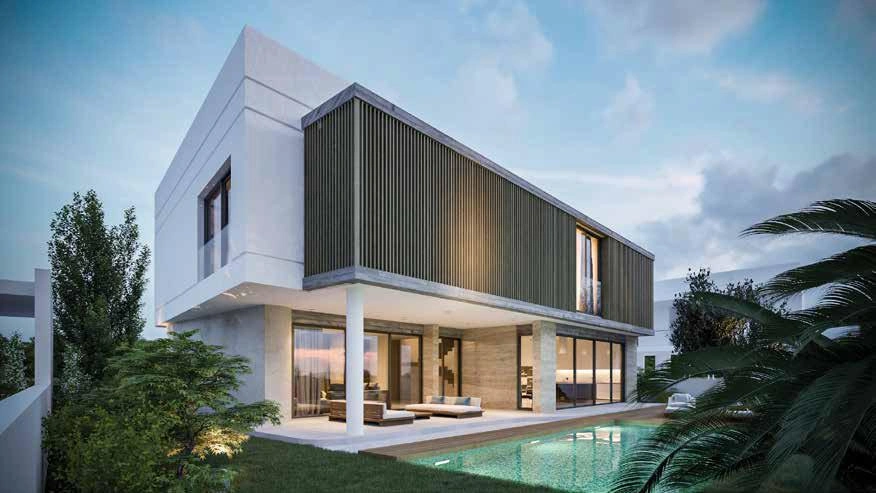 Виллы в новом жилом комплексе на окраине Никосии, Кипр