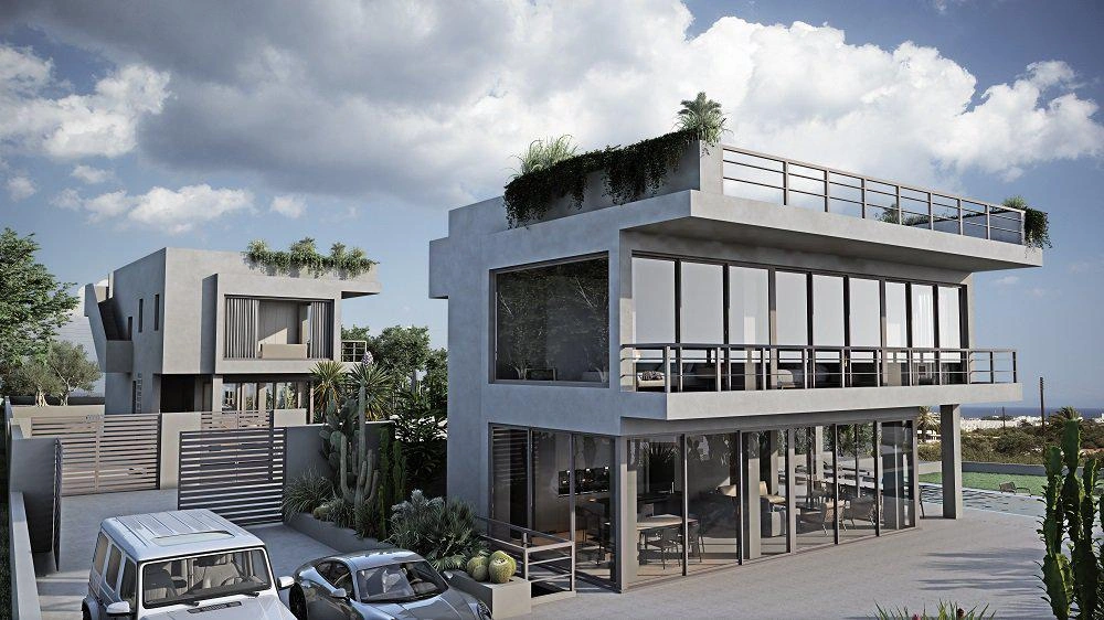 Виллы в жилом комплексе у марины в Пернере, Фамагуста, Кипр