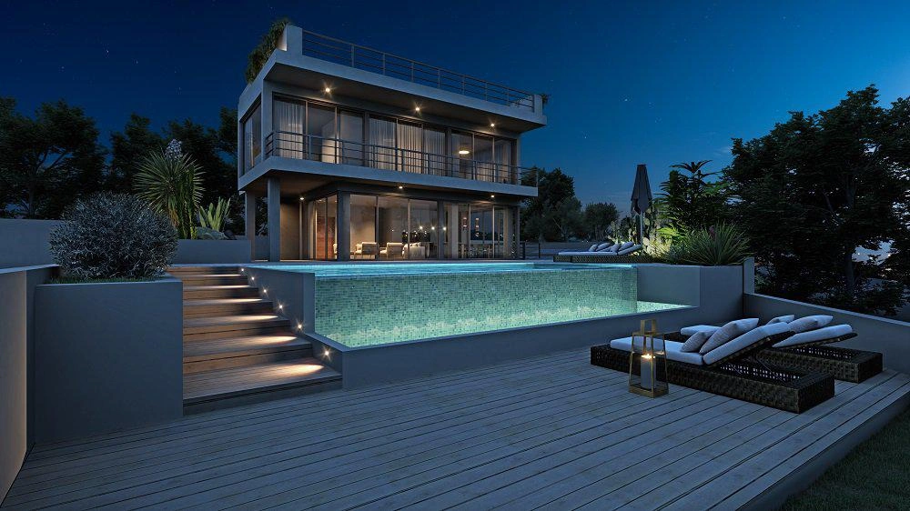 Виллы в жилом комплексе у марины в Пернере, Фамагуста, Кипр