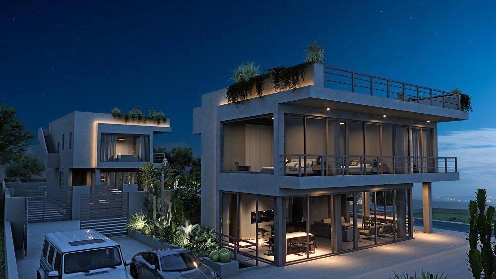 Виллы в жилом комплексе у марины в Пернере, Фамагуста, Кипр