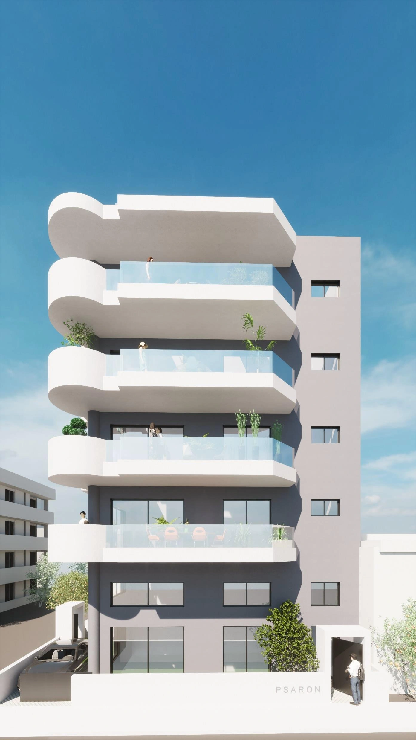 Квартиры в современном жилом комплексе в Аттике, Греция