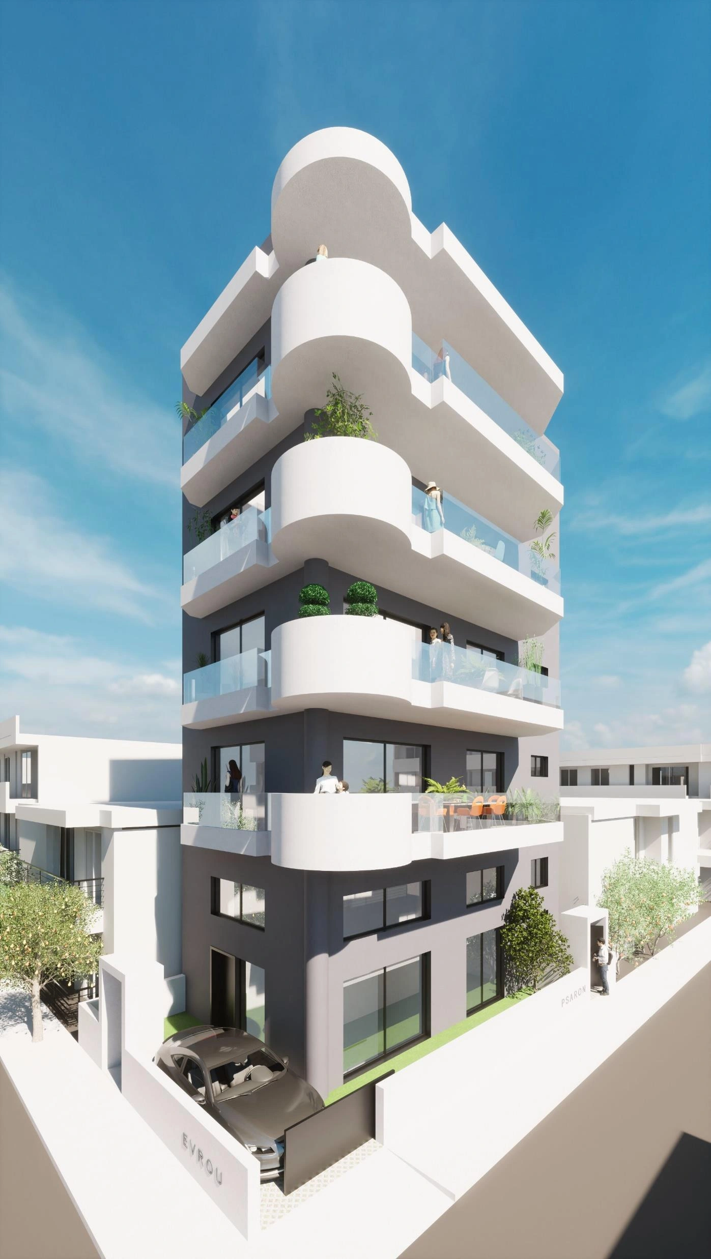 Квартиры в современном жилом комплексе в Аттике, Греция