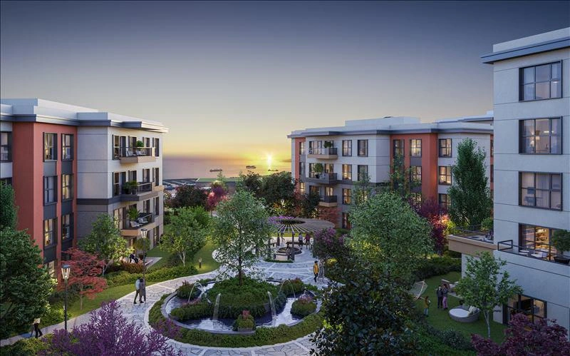 Квартиры в новом жилом комплексе в Стамбуле, Турция