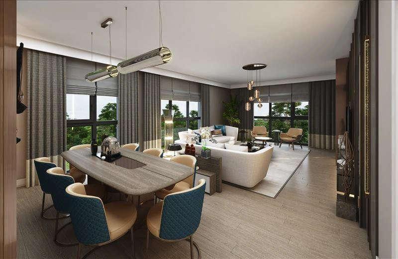 Квартиры в новом жилом комплексе в Стамбуле, Турция