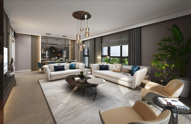 Квартиры в новом жилом комплексе в Стамбуле, Турция