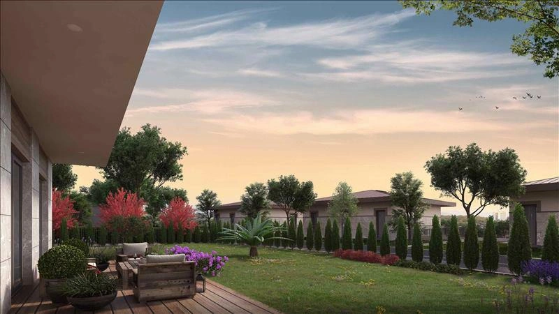 Виллы в современном жилом комплексе в Стамбуле, Турция