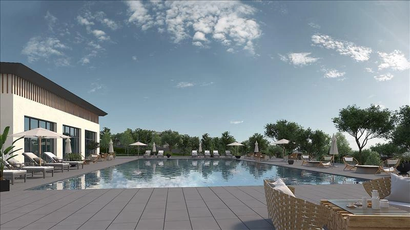 Виллы в современном жилом комплексе в Стамбуле, Турция