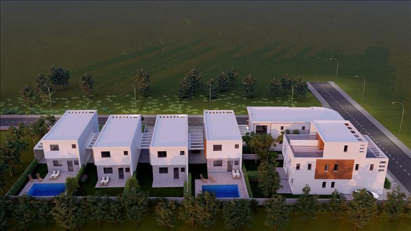 Виллы в жилом комплексе в Пафосе, Кипр