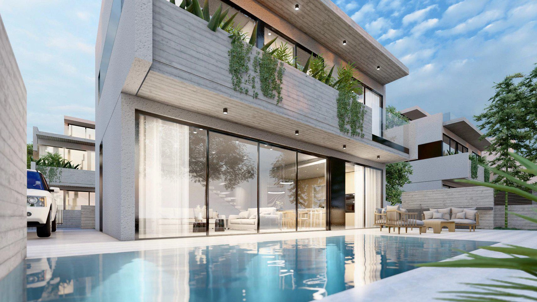 Виллы в современном жилом комплексе в Пафосе, Кипр