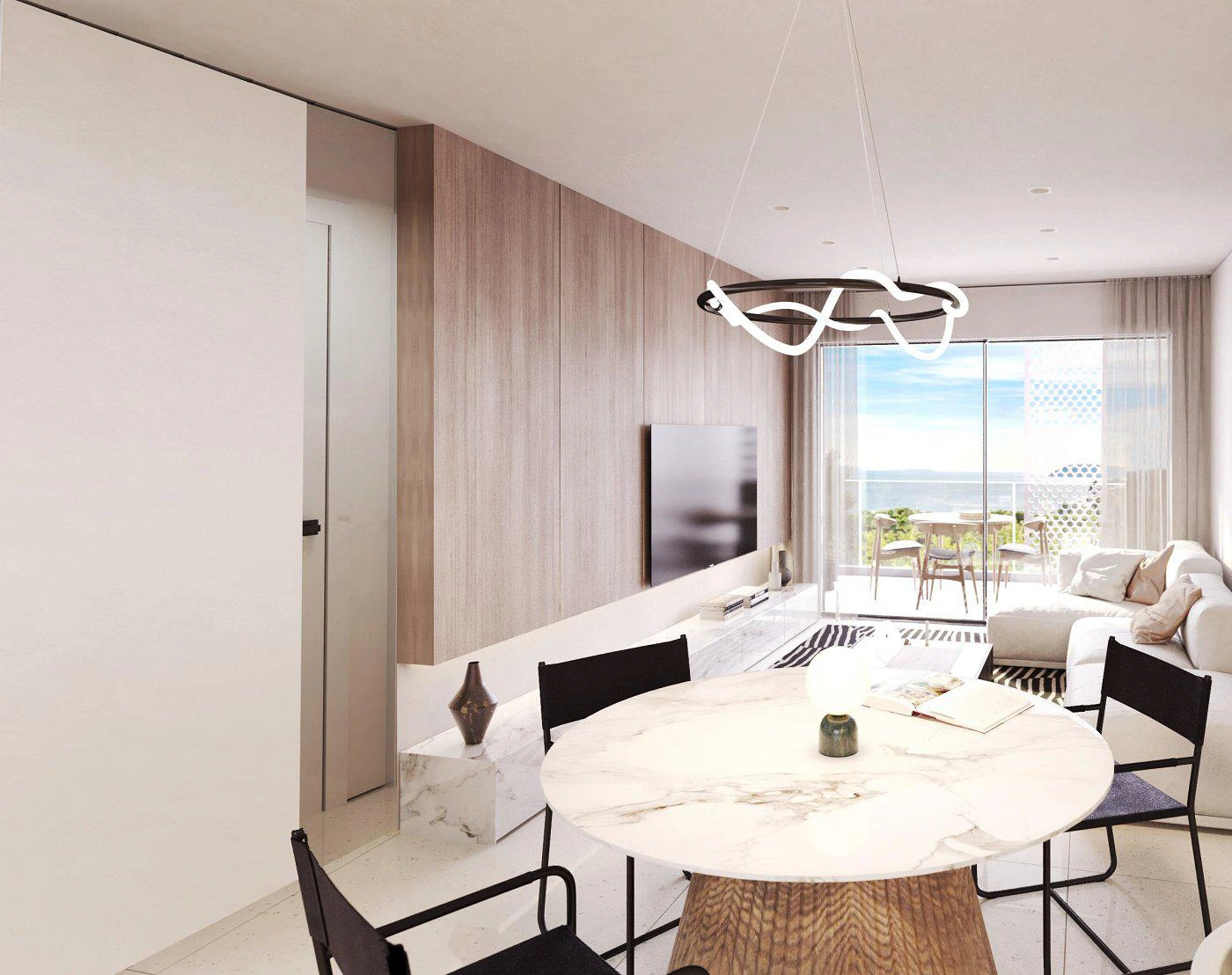 Дуплекс в современном жилом комплексе в Аттике, Греция