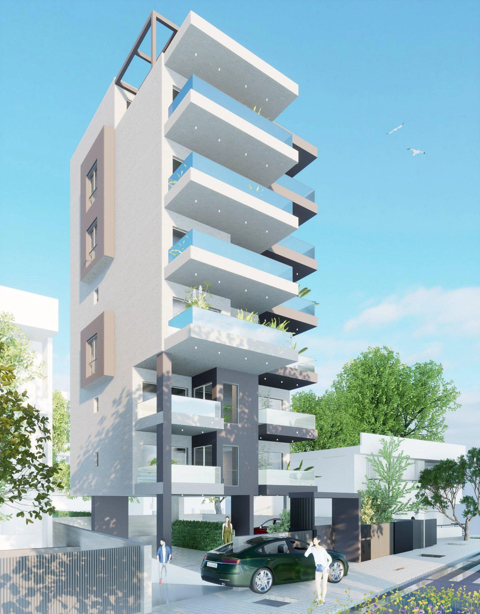 Апартаменты в новом жилом комплексе в Аттике, Греция