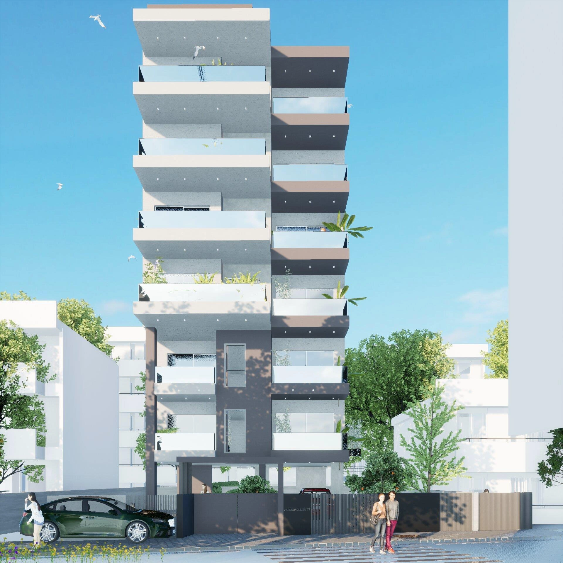 Апартаменты в новом жилом комплексе в Аттике, Греция