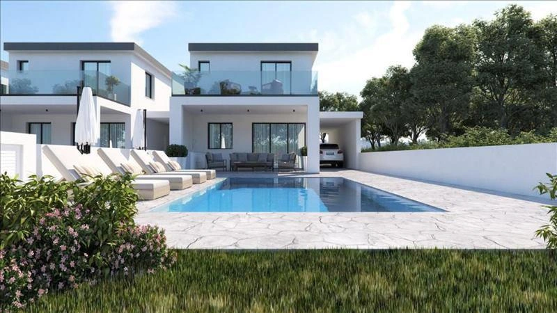 Виллы в жилом комплексе в Ларнаке, Кипр