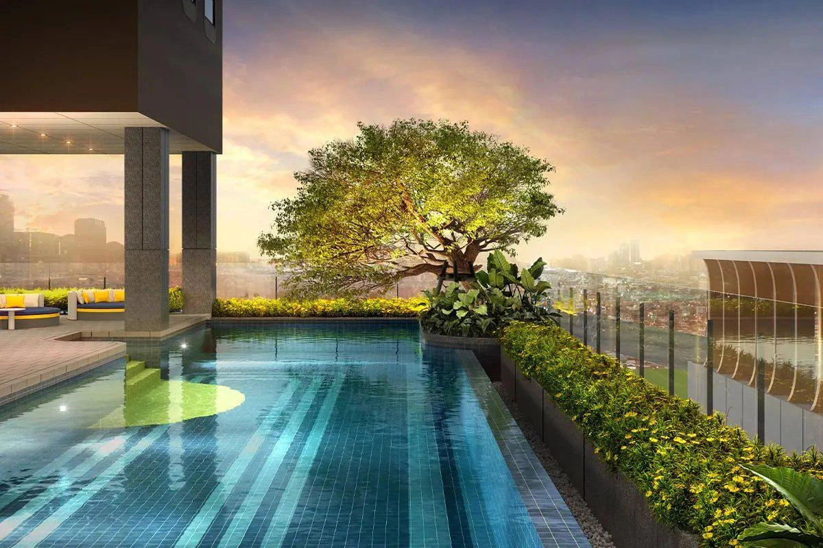 Апартаменты в современном жилом комплексе в Бангкоке, Таиланд