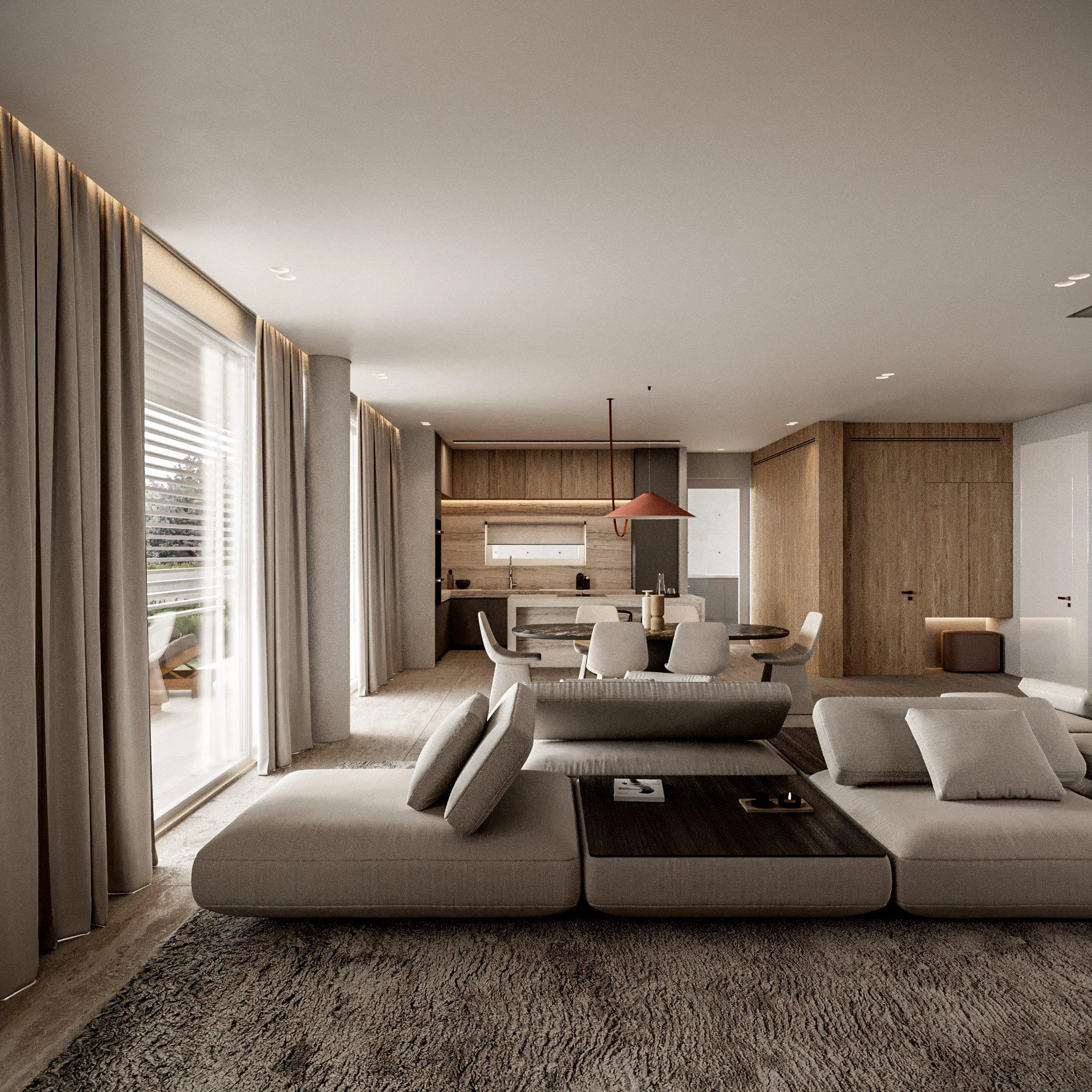 Виллы в современном жилом комплексе в Пафосе, Кипр